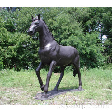 Estatua de bronce caballo de tamaño de vida